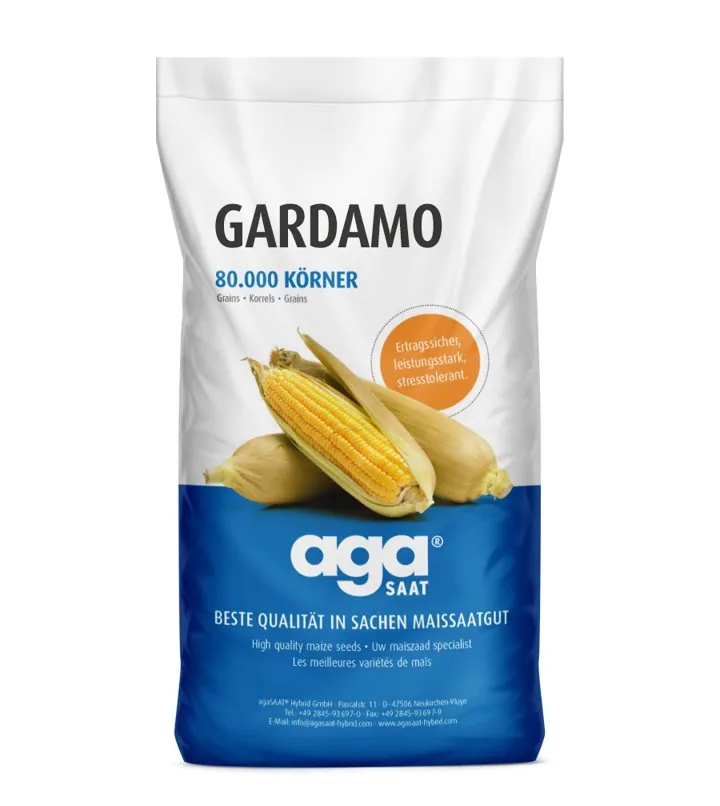 agaSAAT-Saatgutsack der Maissorte GARDAMO